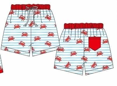 Crab boy swim trunks (Preorder ETA June)