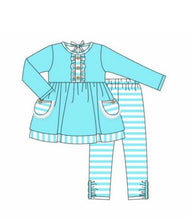 Load image into Gallery viewer, Aqua Casuals girl pant set (Preorder ETA August)
