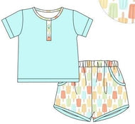 Popsicle boy short set (Preorder ETA June)