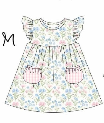 Flowers dress(Preorder ETA May)