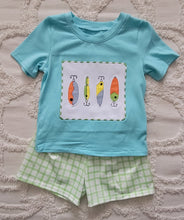 Load image into Gallery viewer, Fishing lures boy short set
